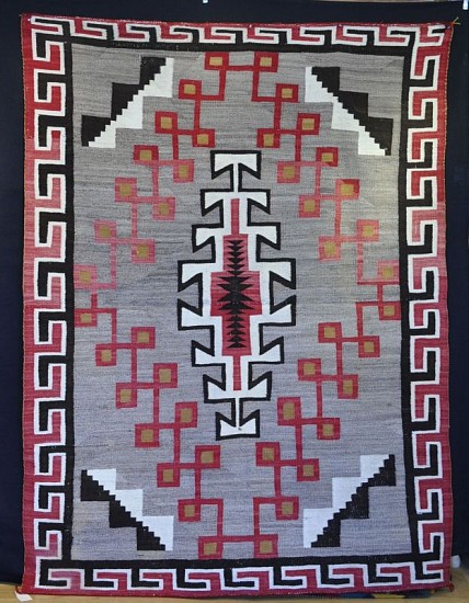 01 - Navajo Textiles, Navajo Rug: Klagetoh
1920