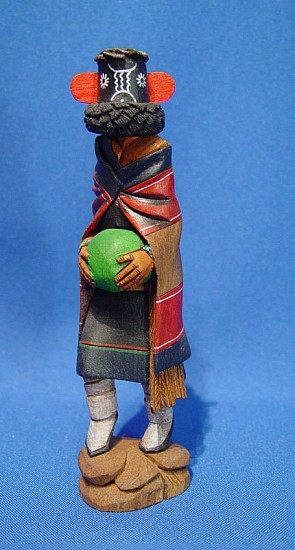 05 - Kachinas and Dolls, Hopi Kachina: Zuni Hoho Mana "Maiden" by Watson Namoki (6")
Hand Carved and Painted Cottonwood Root