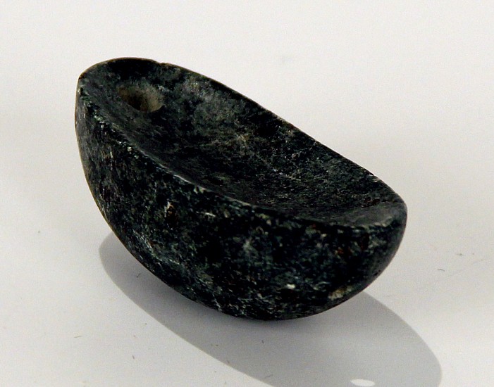 11 - Prehistoric Artifacts, Small Serpentine Boatstone
