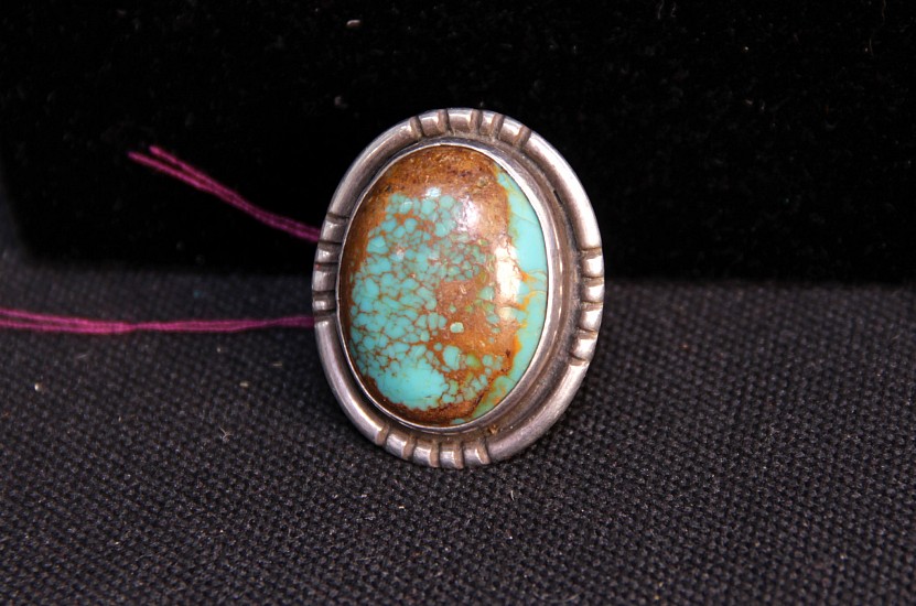 07 - Jewelry-Old, Turquoise Ring (Size 9)
c.1970s