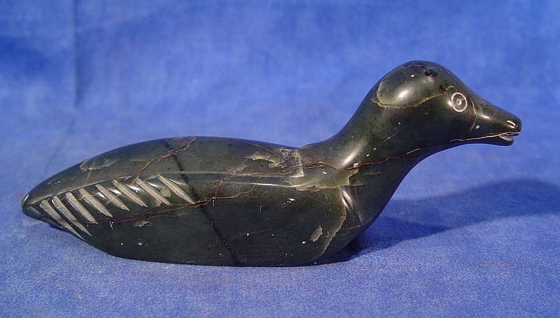 Inuit Art Carving Tall Bird outlets Head Signed