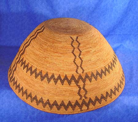 Large Historic Washoe Indian Basketry Cooking or Feasting Bowl