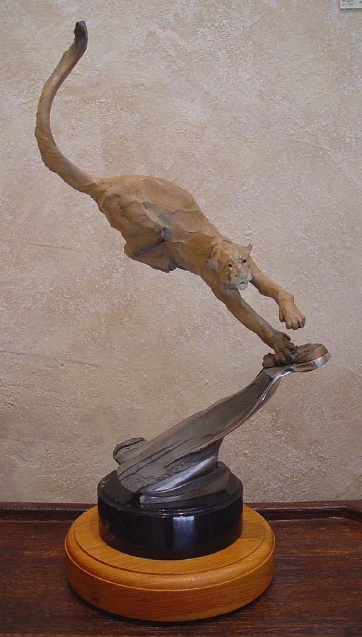 12 Sculpture Bronzes Bronze Sculpture by Dan Bates, with Plaque