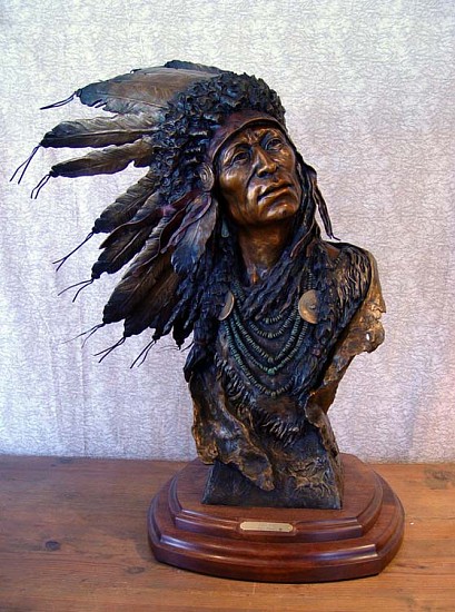 12 - Sculpture - Bronzes, "Spirit Wind", Bronze by Susan Kliewer
2005
