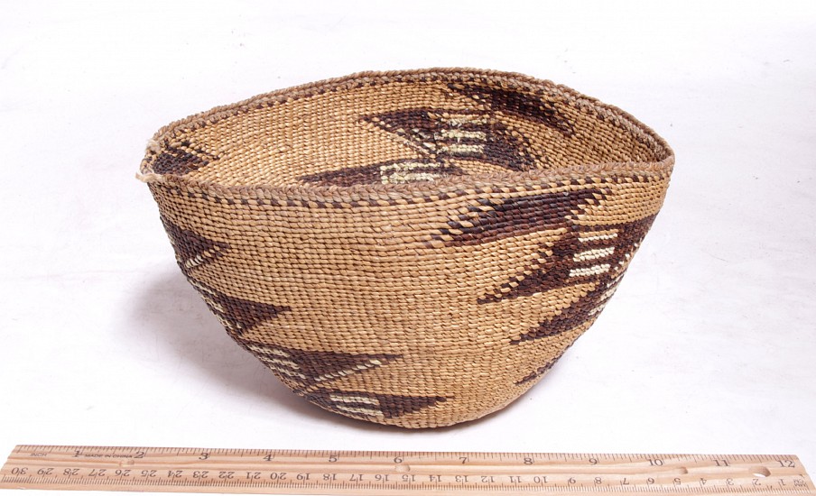 Large Historic Washoe Indian Basketry Cooking or Feasting Bowl